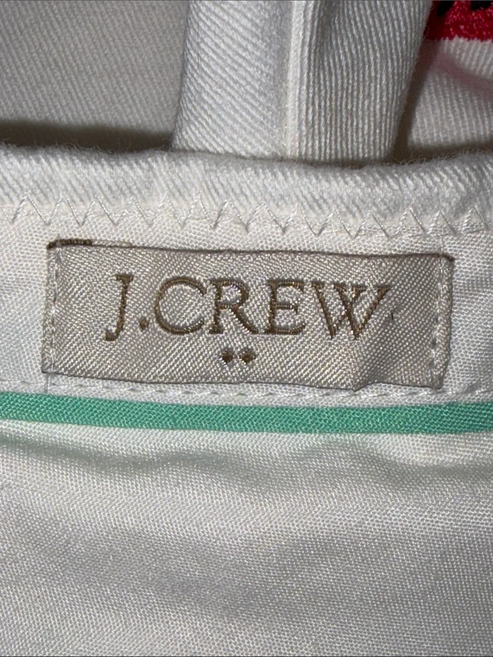 J.Crew Watermelon Embroidered Shorts Women’s 8 White Preppy Summer